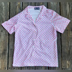 Vintage 70s Act III Polka Dot Shirt